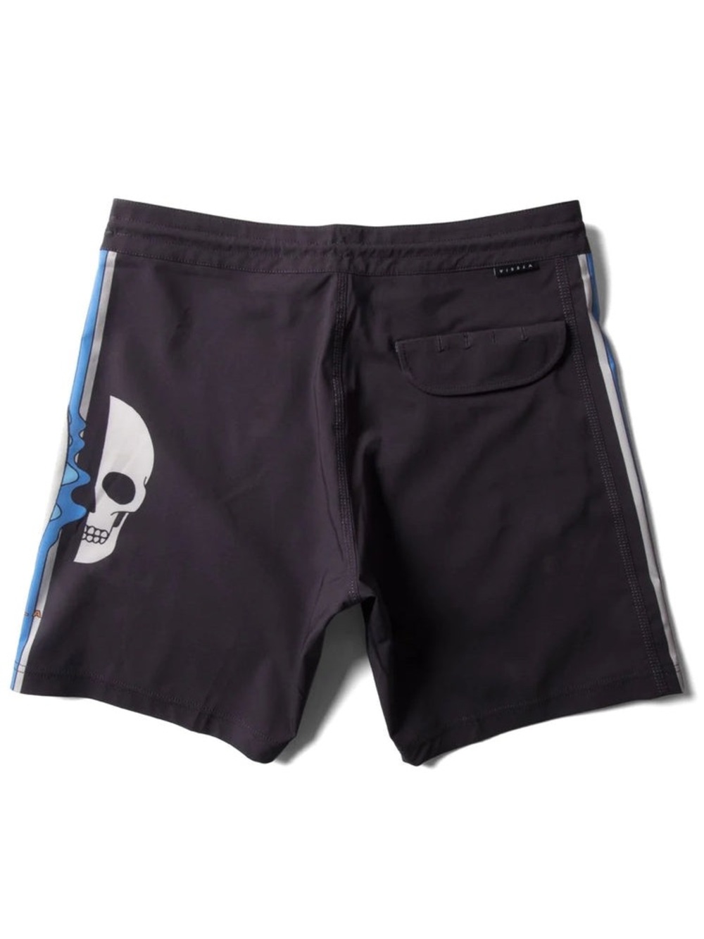 Vissla Cosmic Tides Skull 17.5” Boardshorts Size 32 Phantom Swim Trunks - Picture 2 of 9